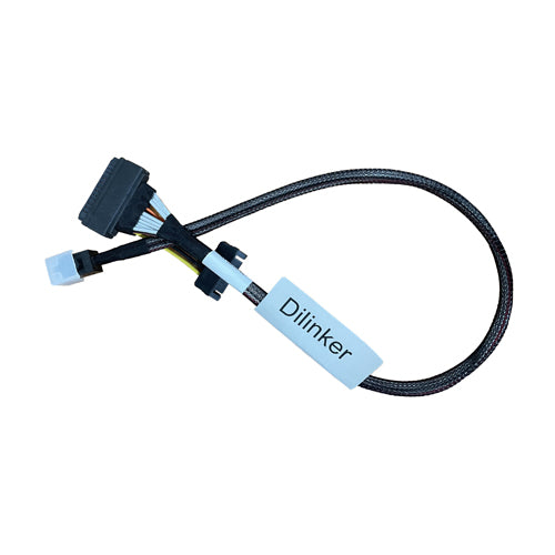 DiLinKer 75CM HD Mini-SAS(SFF-8643) to U.2 (SFF-8639) NVMe SSD Cable