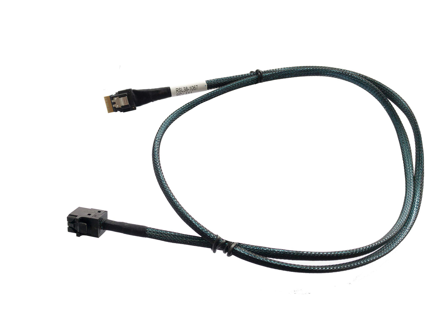 DiliVing SlimSAS 4X to MiniSAS HD 4X,SFF-8654 38pin to SFF-8643 36pin Cable 