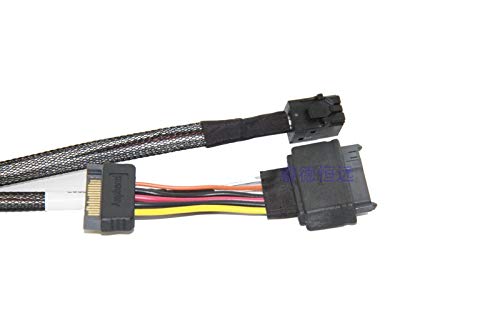 DiLinKer 75CM HD Mini-SAS(SFF-8643) to U.2 (SFF-8639) NVMe SSD Cable