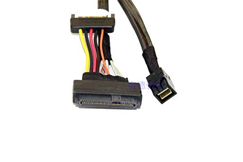 DiLinKer 75CM HD Mini-SAS(SFF-8643) to U.2 (SFF-8639) NVMe SSD Cable