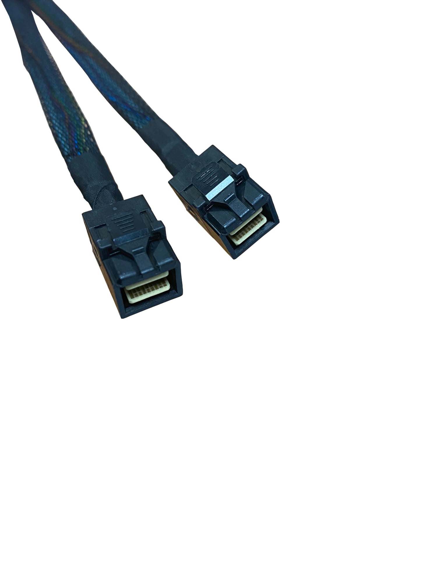 DiliVing 𝐌𝐂𝐈𝐎 x8 to 2*𝐌𝐢𝐧𝐢𝐒𝐀𝐒-𝐇𝐃 x4,𝐒𝐅𝐅-𝐓𝐀-𝟏𝟎𝟏𝟔 74Pin to 2*𝐒𝐅𝐅-𝟖𝟔𝟒𝟑 36Pin,PCIe Gen4 Mini Cooledge IO Cable,80CM