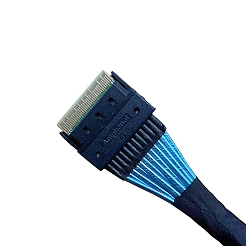 DiliVing SlimSAS 8X to 2*MiniSAS HD 4X,SFF-8654 74Pin to 2*SFF-8643 36Pin Cable 80cm(Broadcom MPN 05-60002-00)