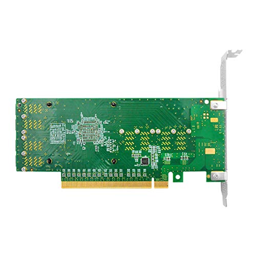 DiLiVing 8 Port U.2 to PCI Express x16 SFF-8639 NVMe SSD Adapter with SFF-8643 Mini-SAS HD 36 Pin Connector and PLX8749 chipset for Servers-LRNV9349-8I