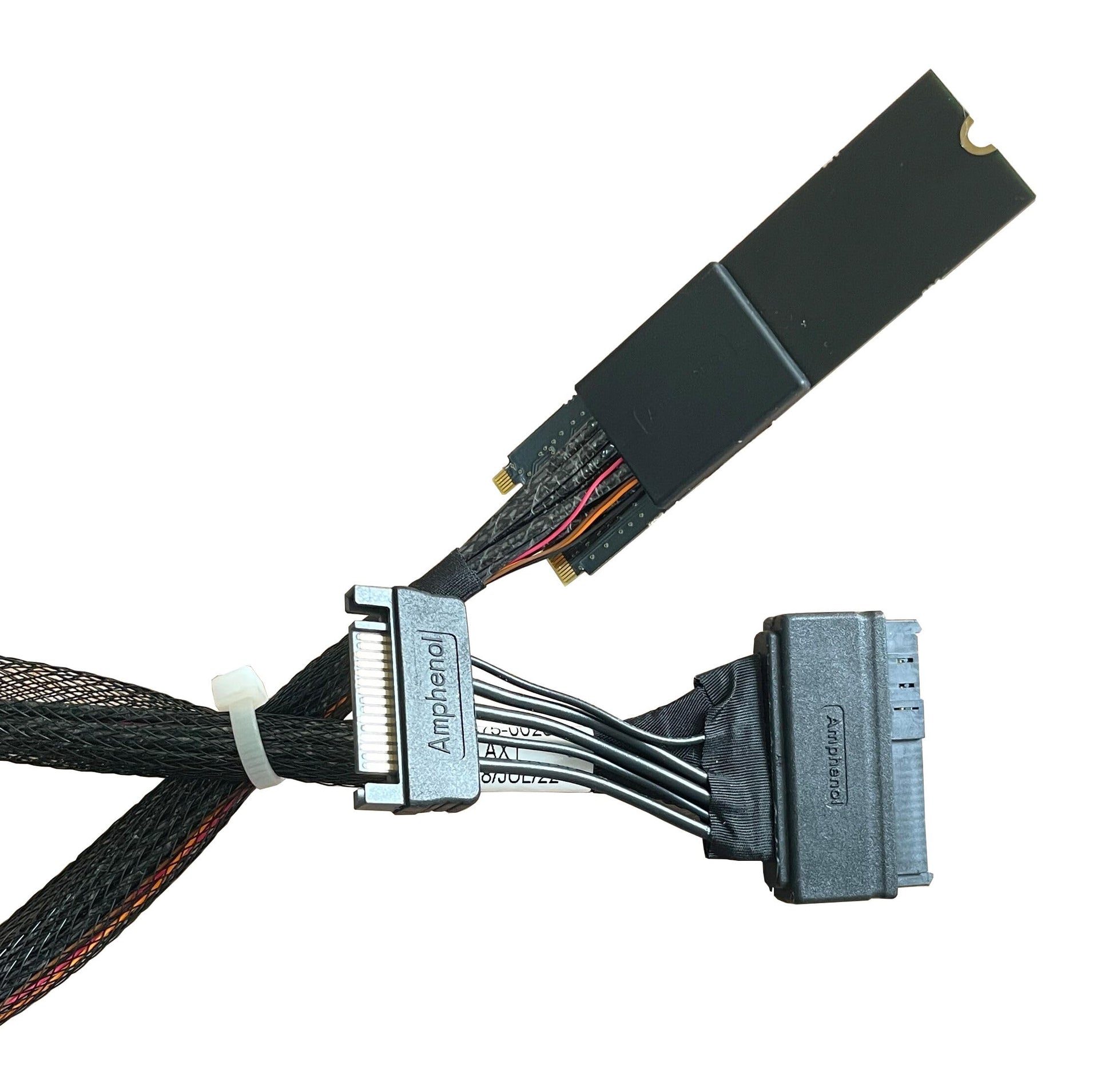 DiliVing PCIe 5.0 M.2 to U.2 NVMe SSD,SFF-8639 Drive to M.2 Host Adapter,U.2 SSD Converter -with Power Cable(75CM)